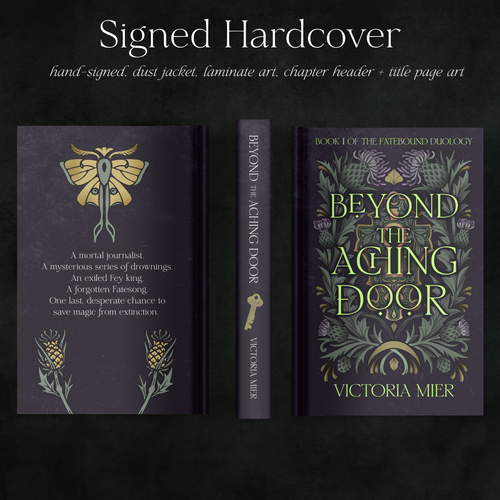 Beyond the Aching Door (Fatebound Duology #1) - Victoria Mier *SIGNED*