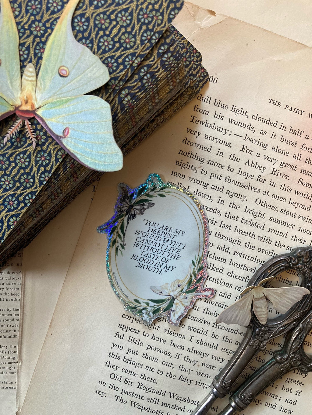 Luna Moth Quote Sticker